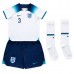 England Luke Shaw #3 Replica Home Minikit World Cup 2022 Short Sleeve (+ pants)